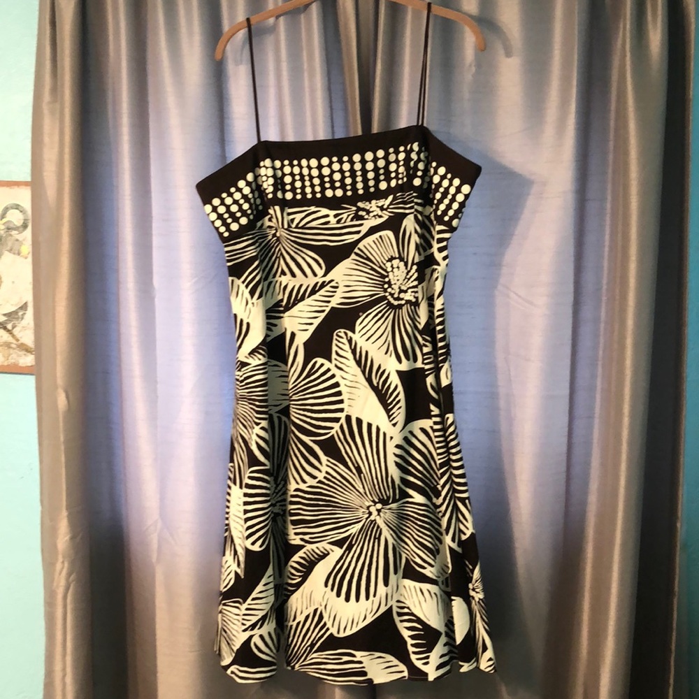 Hawaiian print dress